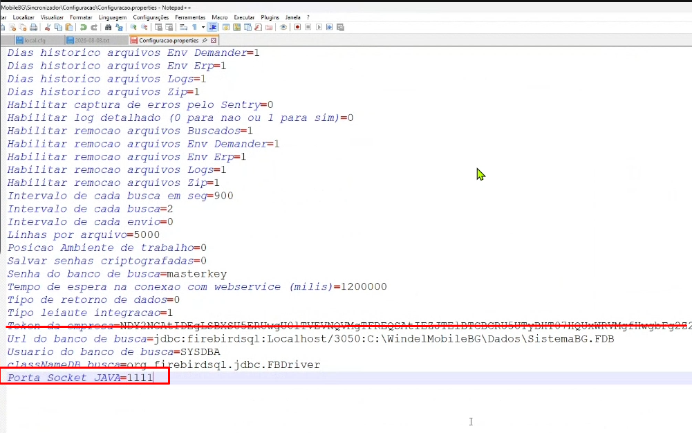 Porta Socket JAVA 3