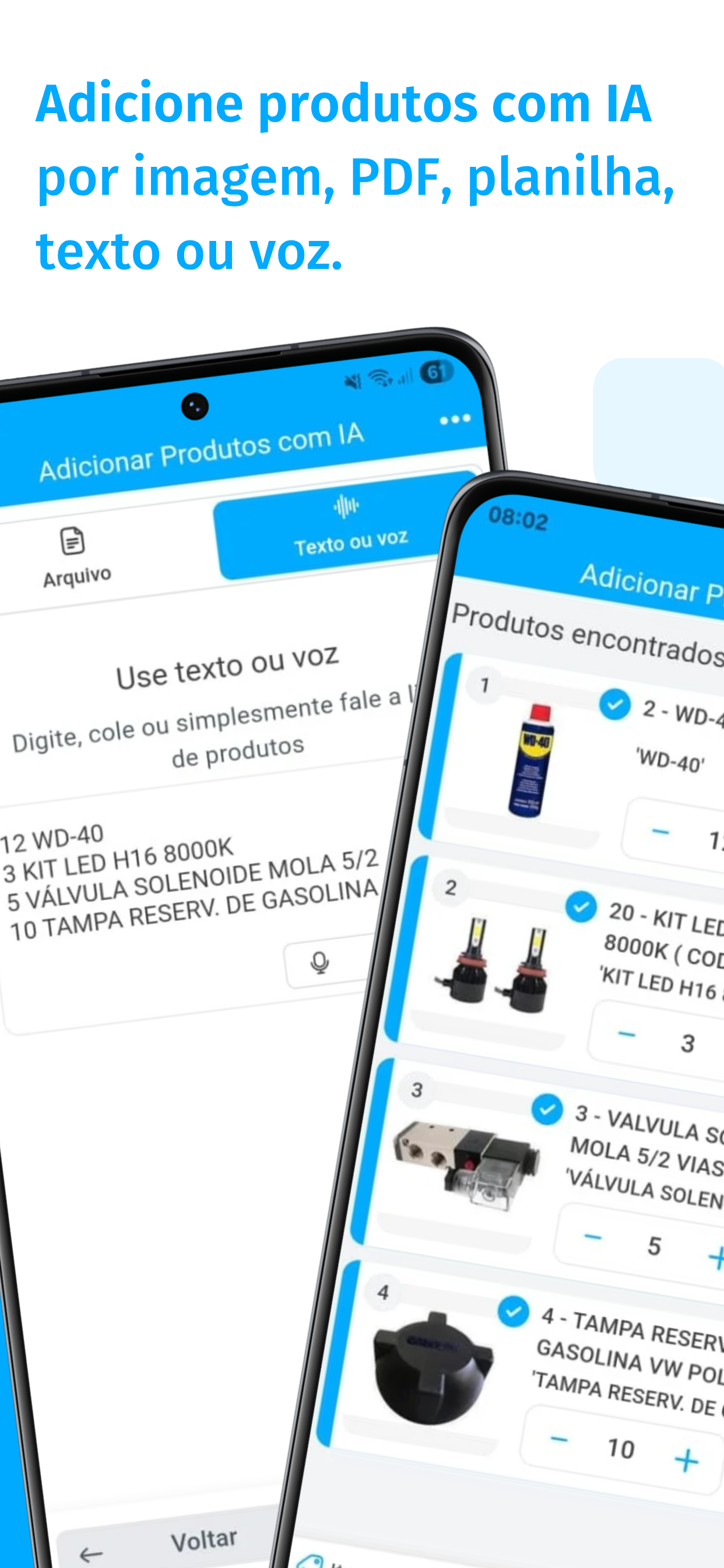 Tela do novo app Demander 2