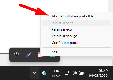 Captura da tela 1